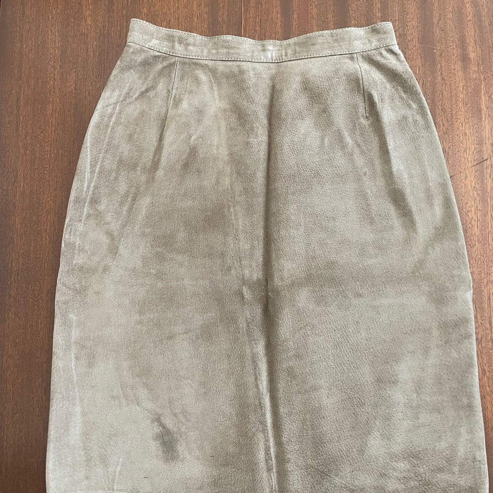 Vintage Suede Skirt